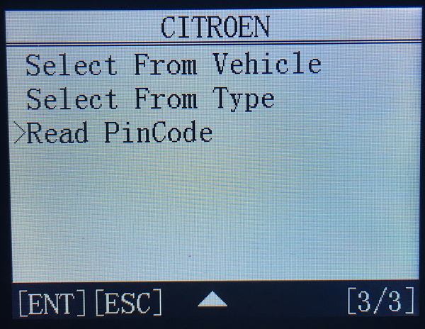 Obdstar Citroen C4 Pin Code 7