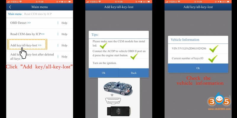 Program Volvo 2018 2020 Add Key All Keys Lost Via Yanhua Mini Acdp (8)