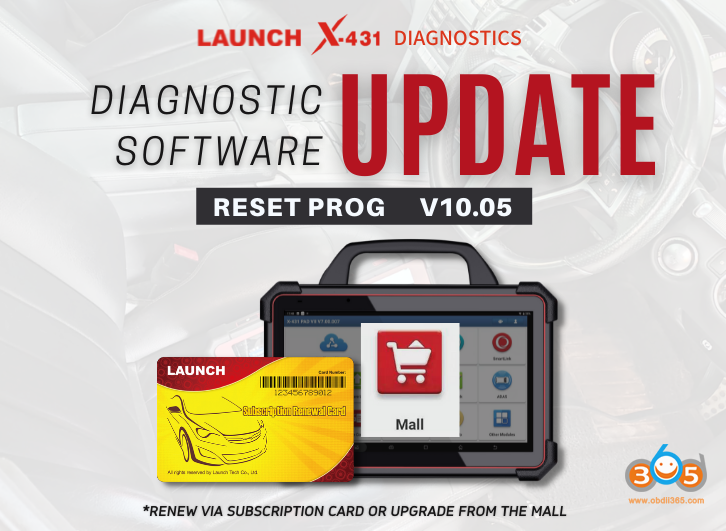 Launch X431 X Prog V10.05