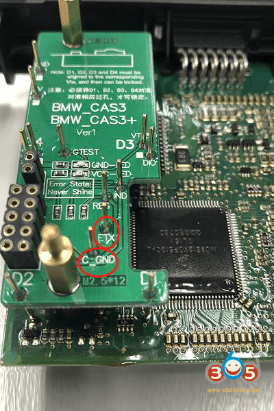 Yanhua Mini Acdp Bmw BMW CAS3 Memory Decryption Failed 4