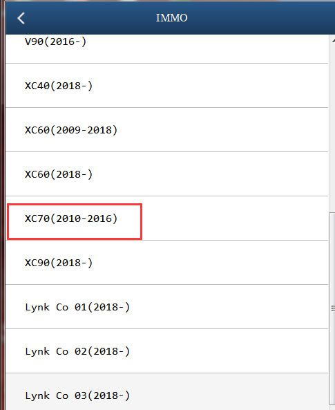 Yanhua Acdp Volvo Xc70 2013 Key 1