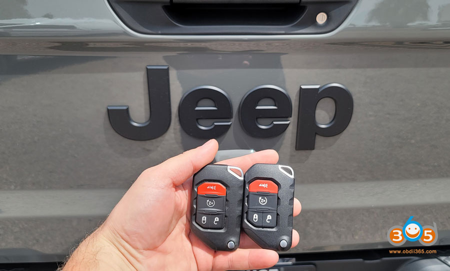 Autel Im608 2020 Jeep Gladiator Add Key Via Obd