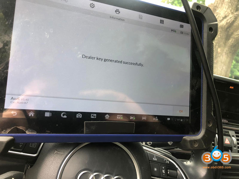 Autel Im608 2018 Audi A6 Add Key 2