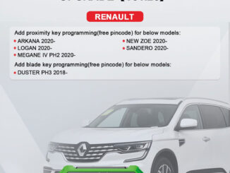 Obdstar Renault Update 1