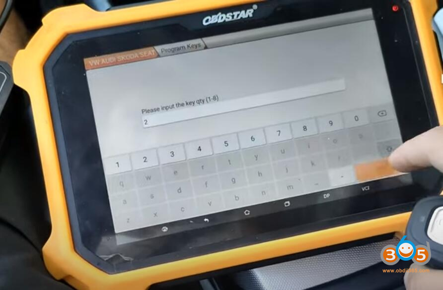 Obdstar X300 Dp Plus Audi Q5 Add Key 12