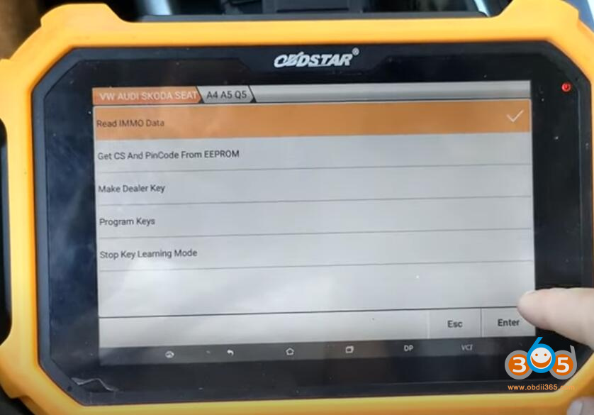 Obdstar X300 Dp Plus Audi Q5 Add Key 6