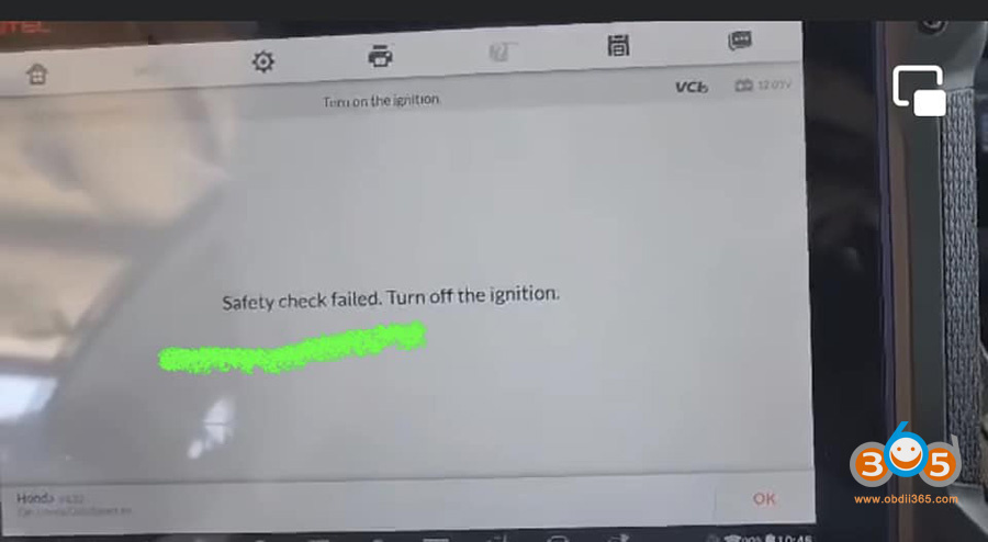 Autel Im608 Honda Civic Security Failed