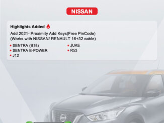 Obdstar Nissan Update
