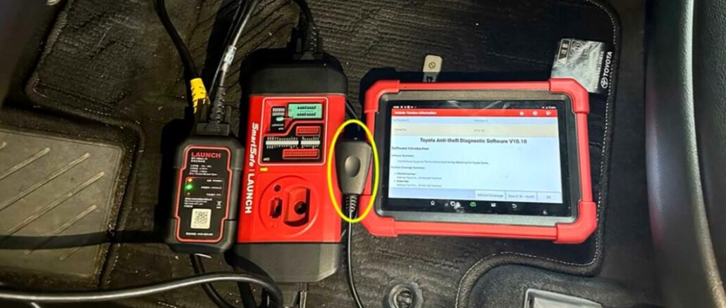 Launch X431 Immo Plus Toyota Rav4 All Keys Lost 13