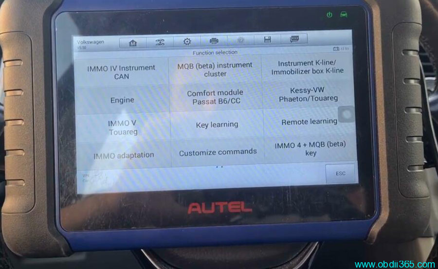 Autel Im508 Vw Golf 7 Mqb 2