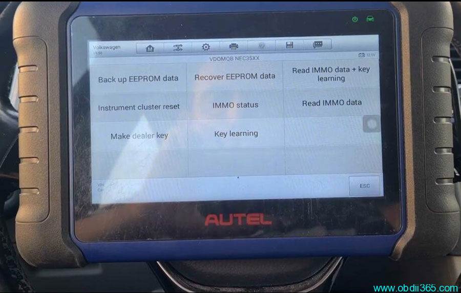 Autel Im508 Vw Golf 7 Mqb 4