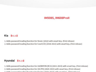 Autel Im508s Im608 Ii Add Password Reading For Hyundai Isuzu And Dodge 1