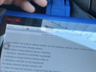 Autel Im608 2022 Tacoma Remote Not Working 1