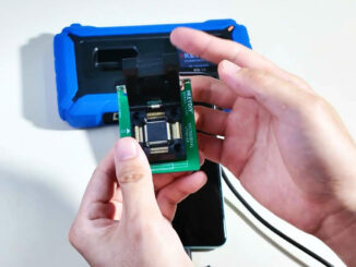 Write Data To Jlr Rfa Spc Chip With Keydiy Kd X4 Via Chip Socket 4