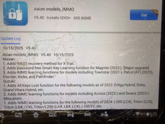 Autel Im608 2025 October Update 1