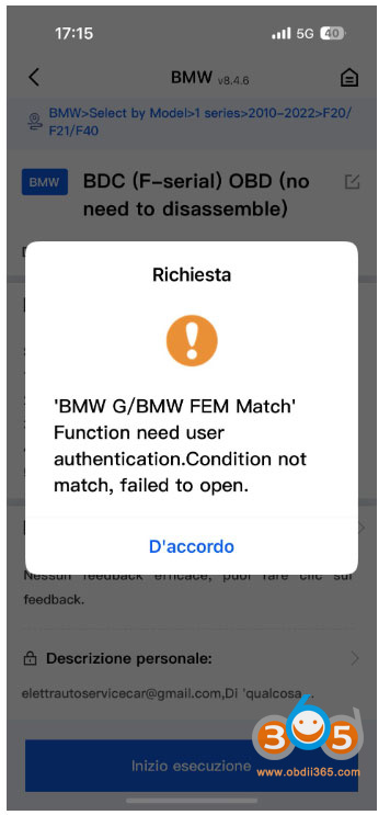 Keydiy Kd X4 Bmw G Fem Function Need User Authentication 1