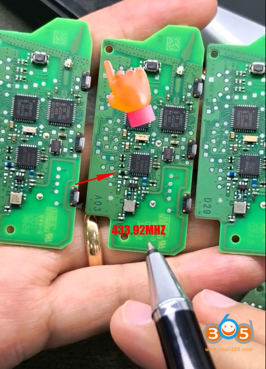 BMW U Chassis BCP Key Frequency 3