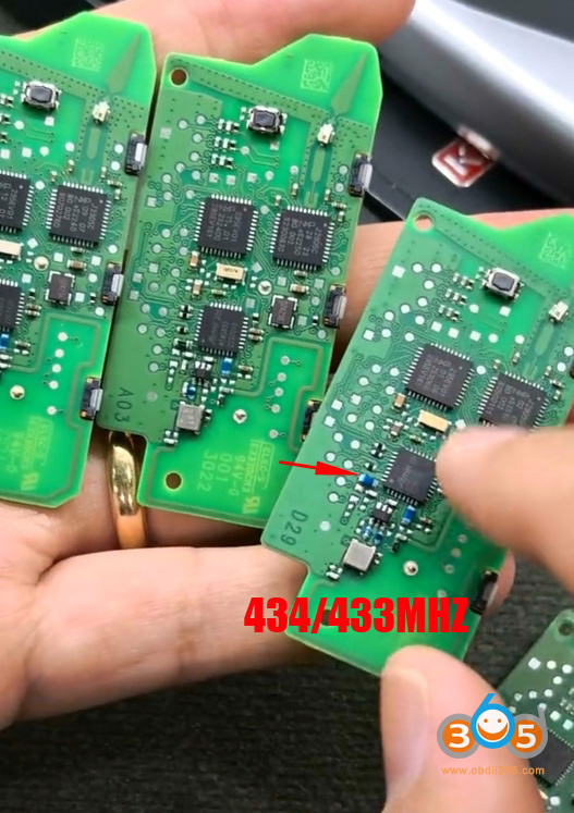 BMW U Chassis BCP Key Frequency 5