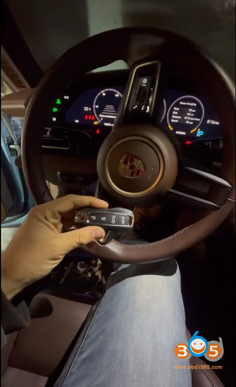 2025 Porsche Taycan Akl Keydiy Kd X4 8