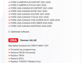 AUTO IMMO SOFTWARE UPGRADE