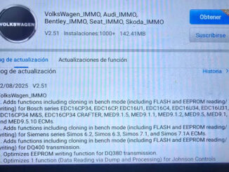 Autel IM508 Adds EDC16 ME9 Cloning