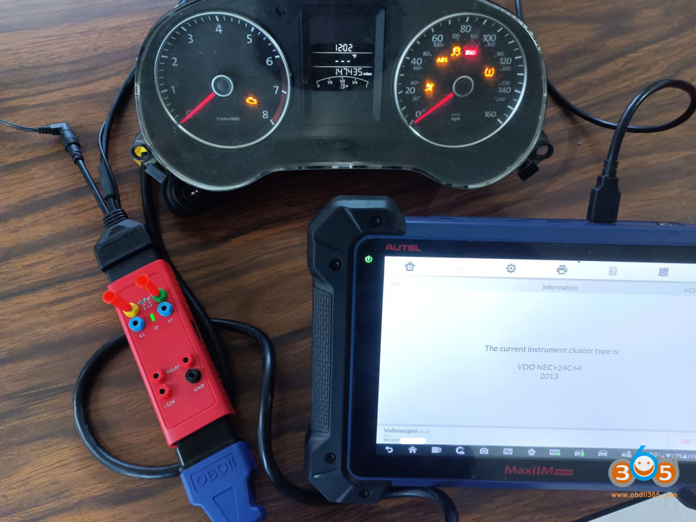 SVG149 Cable With Autel IM608 Gbox 2