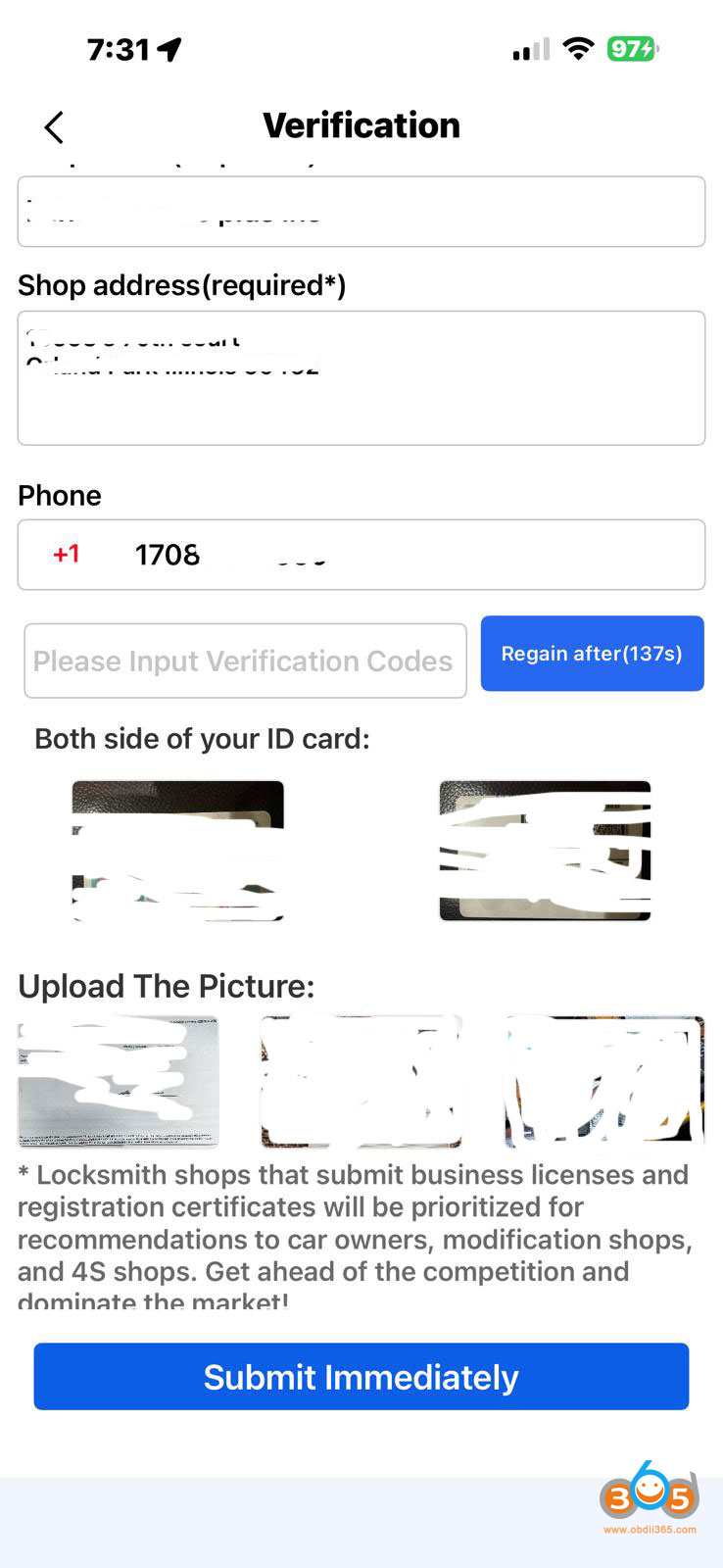 Keydiy App Cannot Receive Verification Code