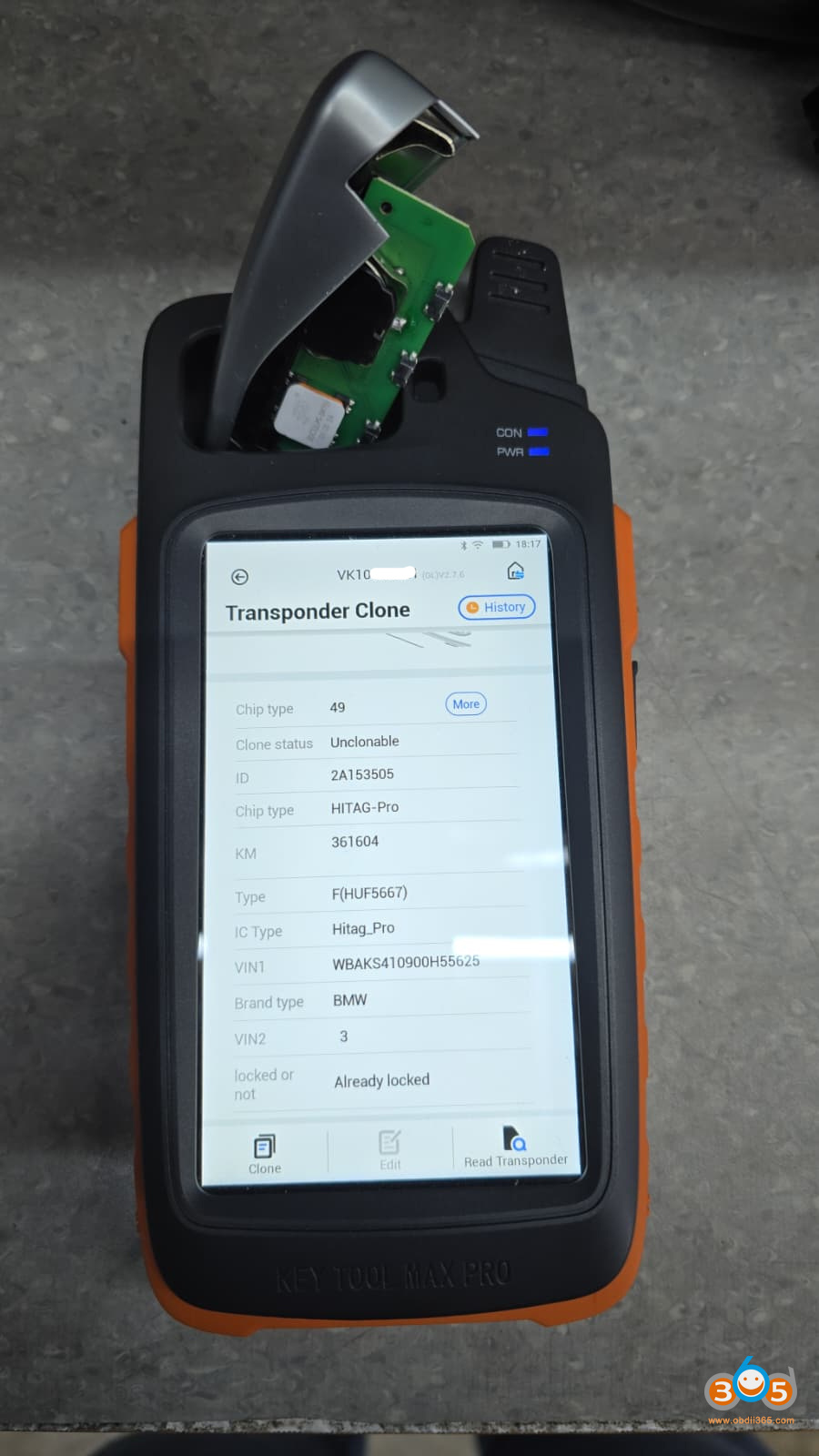 Keydiy KD X4 FGB57 Remote Not Found 2