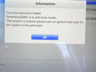 Autel Im608 Hyundai Smk Anti Lock Mode