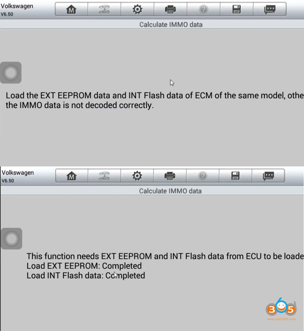 Autel Im508 Read PCR21 Ecu Cs Pin 11