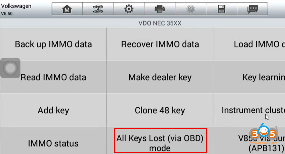 Autel Im508 Read PCR21 Ecu Cs Pin 15