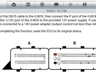 Autel Im508 Read PCR21 Ecu Cs Pin 7