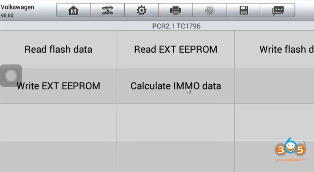 Autel Im508 Read PCR21 Ecu Cs Pin 8