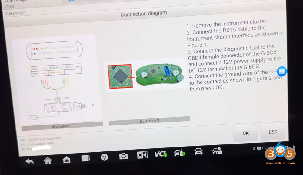 Autel Im608 2013 Jetta Akl With Godiag 10