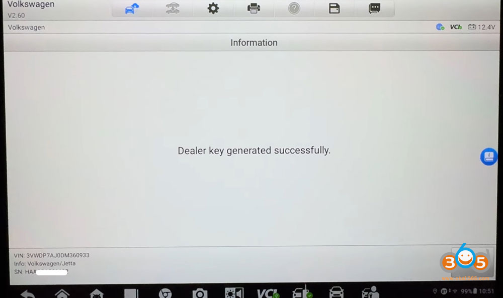 Autel Im608 2013 Jetta Akl With Godiag 18