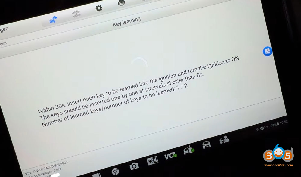 Autel Im608 2013 Jetta Akl With Godiag 21