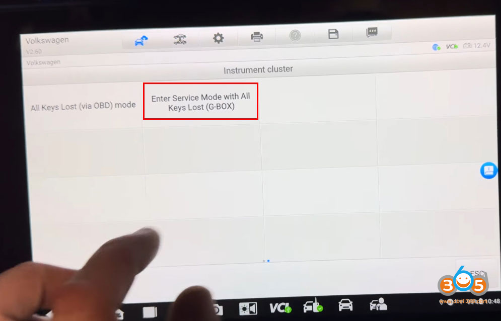 Autel Im608 2013 Jetta Akl With Godiag 7