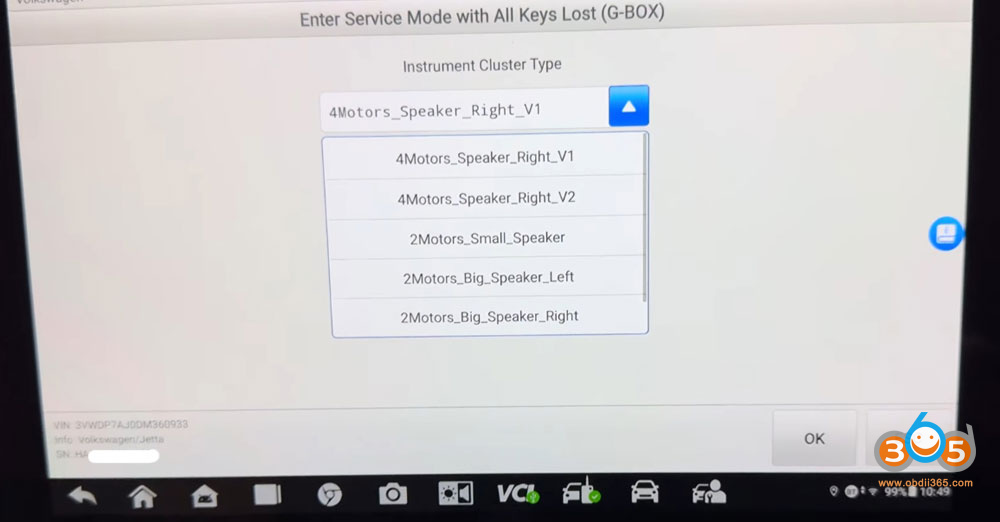 Autel Im608 2013 Jetta Akl With Godiag 9