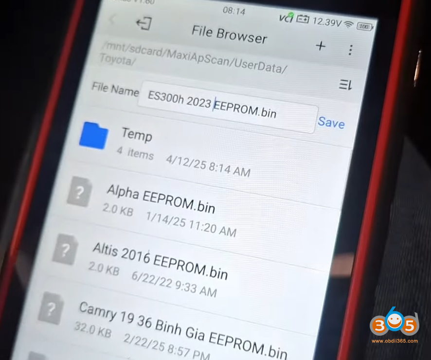 Autel Km100 Lexus Es300h 10