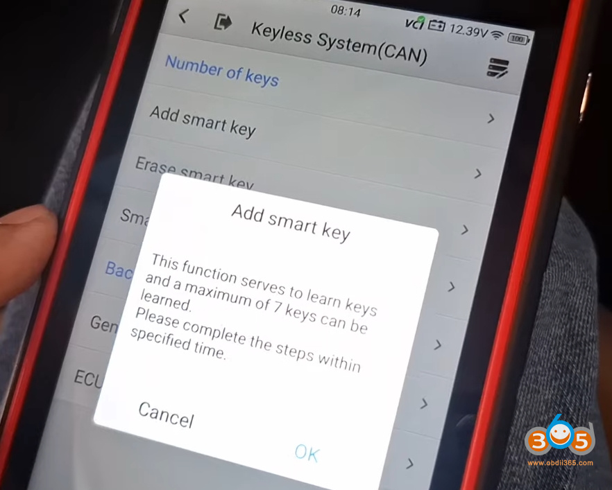 Autel Km100 Lexus Es300h 12