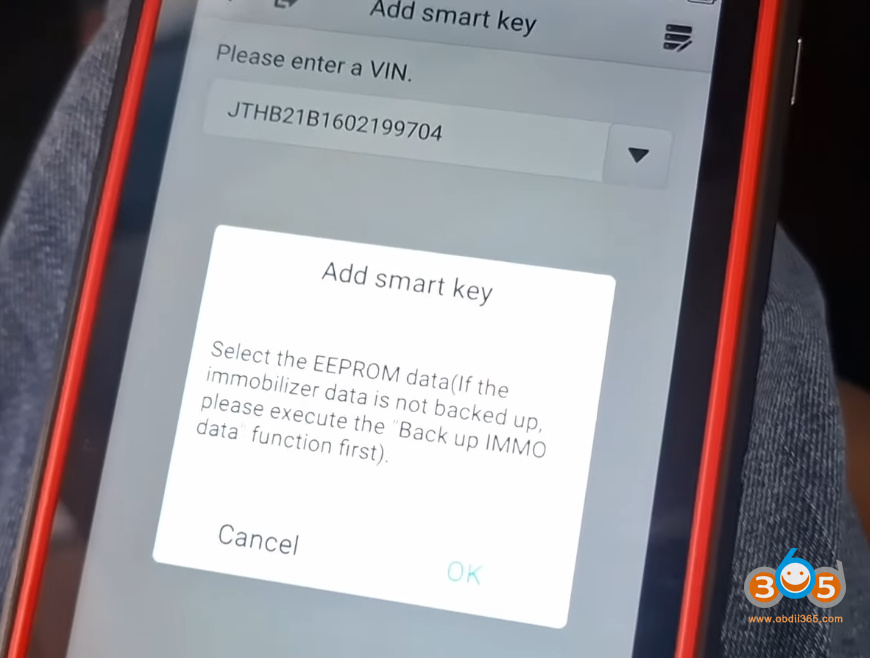 Autel Km100 Lexus Es300h 13