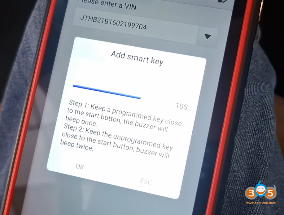Autel Km100 Lexus Es300h 14