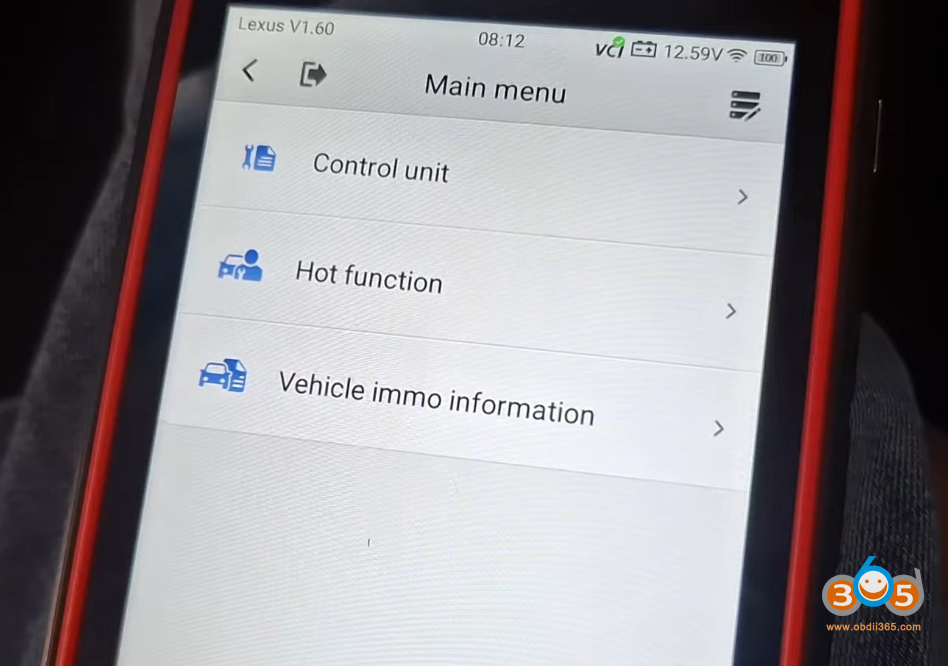 Autel Km100 Lexus Es300h 4