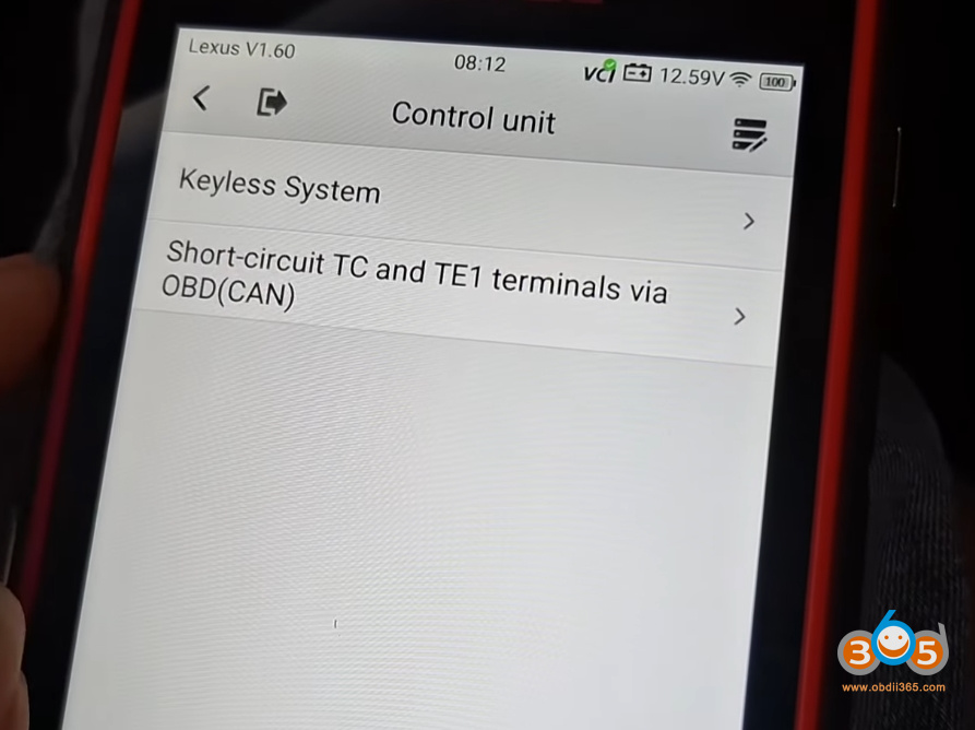 Autel Km100 Lexus Es300h 5