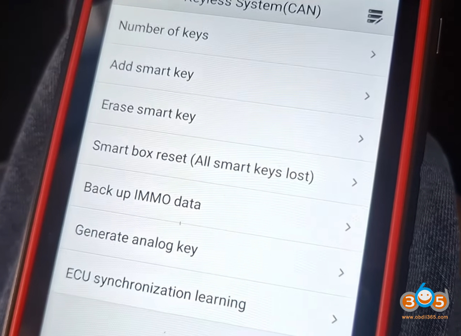 Autel Km100 Lexus Es300h 6