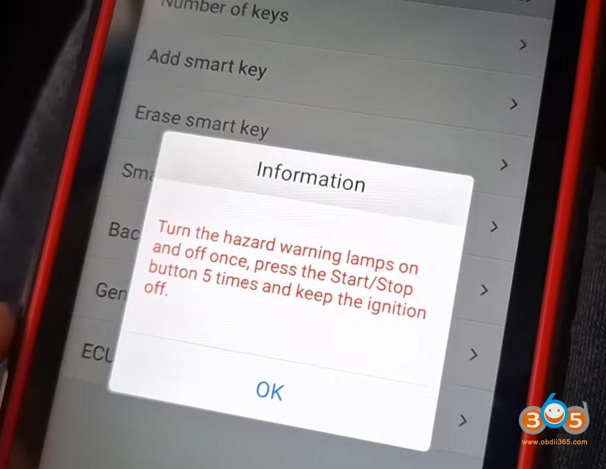 Autel Km100 Lexus Es300h 7