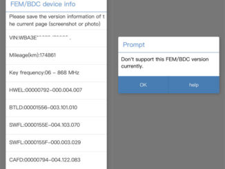 Yanhua Acdp Not Support Bmw Fem Bdc Version 1
