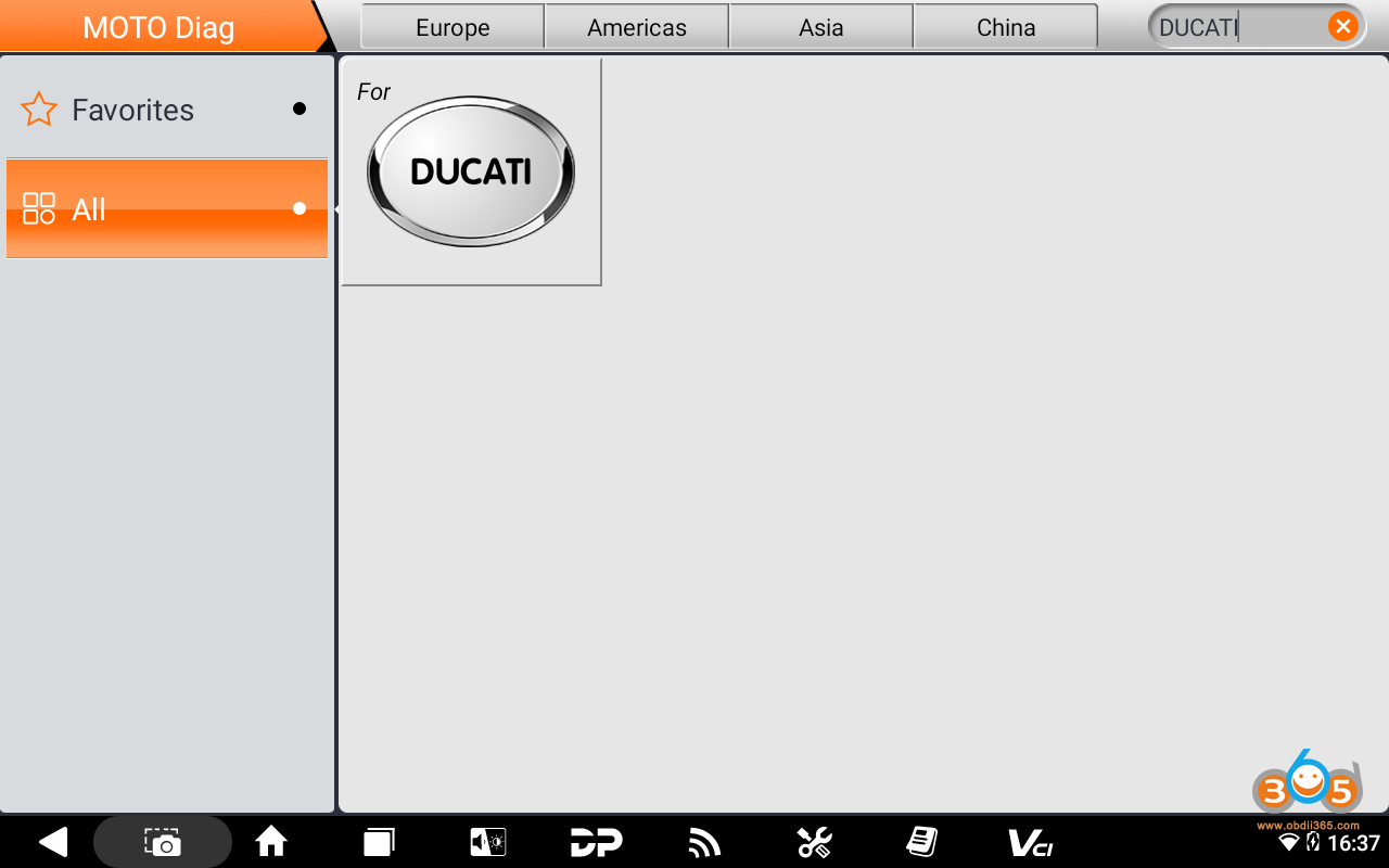 OBDSTAR Ducati Pin Reset 2