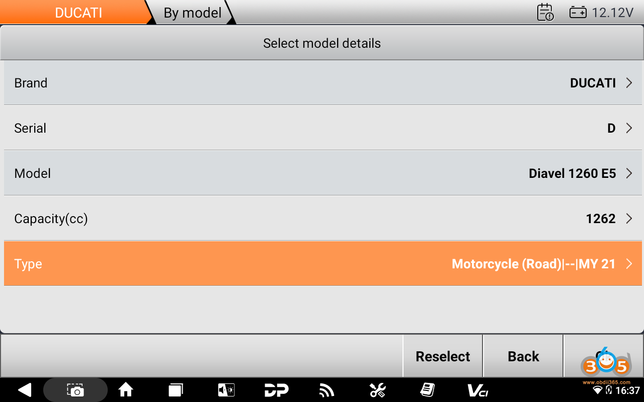 OBDSTAR Ducati Pin Reset 4
