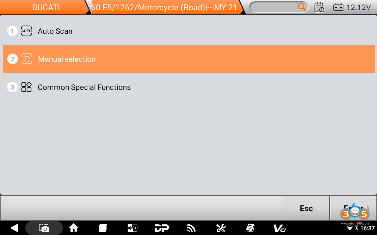OBDSTAR Ducati Pin Reset 5
